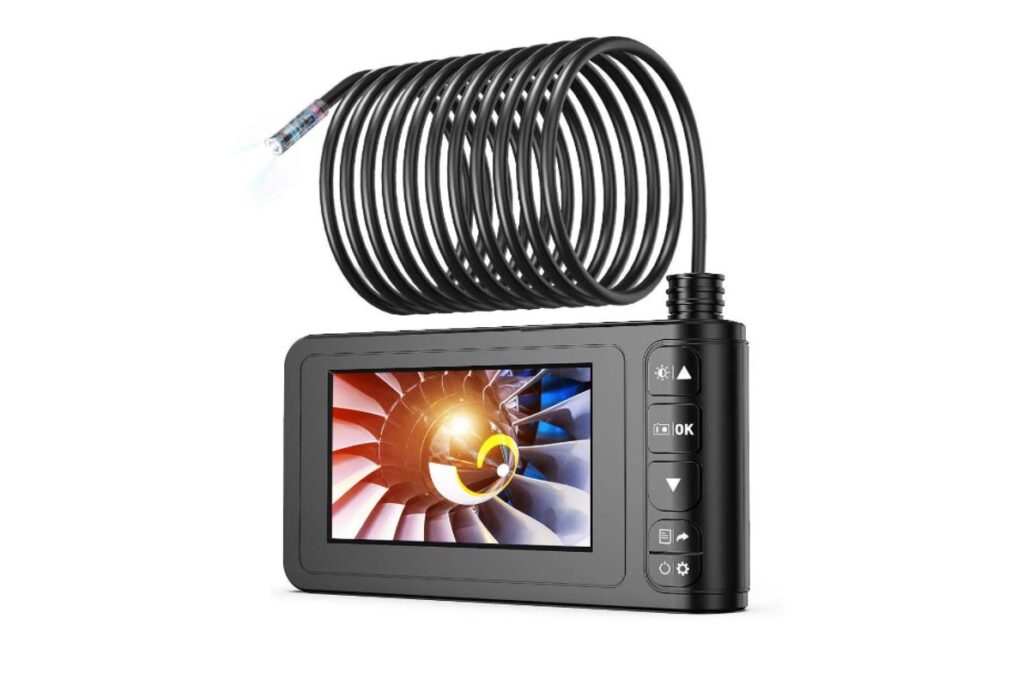 borescope with articulating head